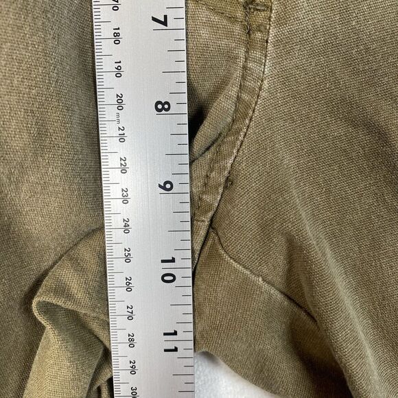 Isabella Bird Women’s 4 Green Canvas Pants Cotton Spandex Straight Leg Casual - Picture 10 of 11